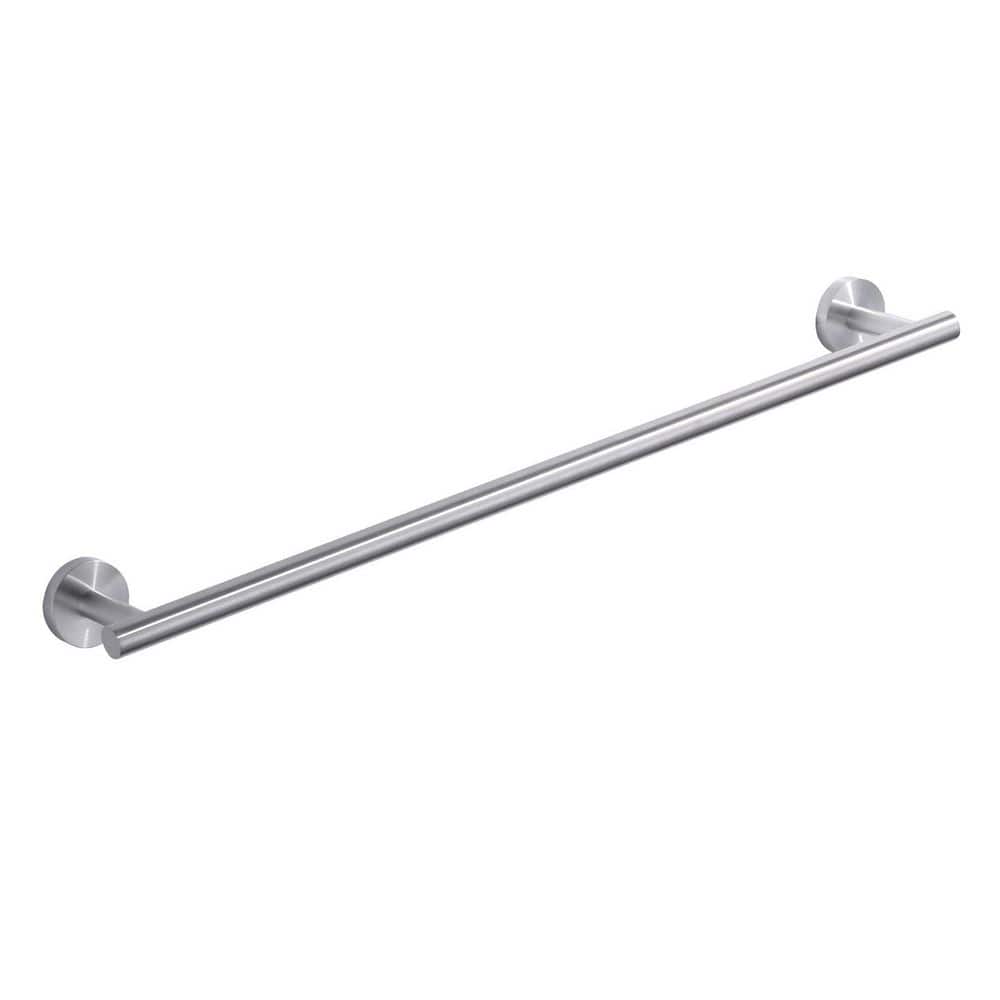 24 in. Wall Mounted Single Towel Bar in Brushed Nickel price history on PriceWatchPro