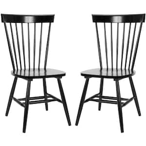 Riley Black Wood Dining Chair (Set of 2)