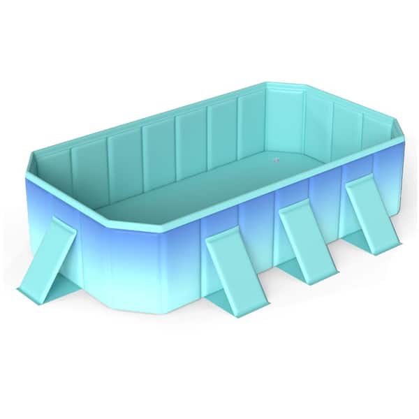 99" x 52" Non-Inflatable Portable Pool with 24 Wall Panels – Above-Ground