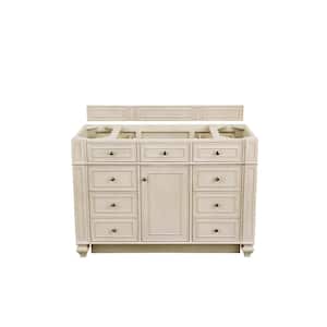 Bristol 48 in. W x 22.5 in.D x 32.8 in. H Bathroom Single Vanity Cabinet Without Top in Vintage Vanilla