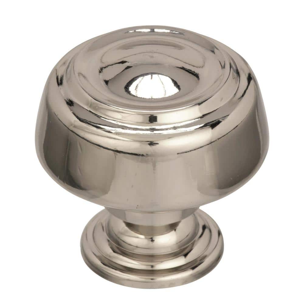 Kane 1-5/8 in. (41mm) Classic Polished Nickel Round Cabinet Knob