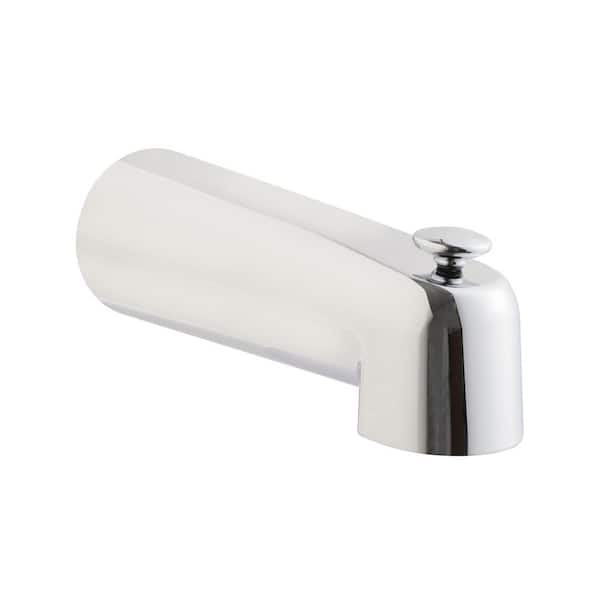 Tub Spout 1/2 in. FIP Nose Thread 7 in. Bathtub Faucet with Diverter Chrome Plated Finish