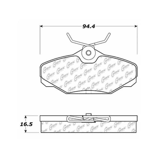 Centric Parts Disc Brake Pad Set