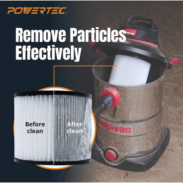2-2.5 Gal. 9066800 Type B Filter Bags and Type AA Cartridge Filters Fit Most 4 Gal. and Less Shop-Vac Wet Dry Vacuum