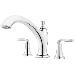 Northcott 2-Handle Deck-Mount Roman Tub Faucet Trim Kit in Polished Chrome (Valve Not Included)
