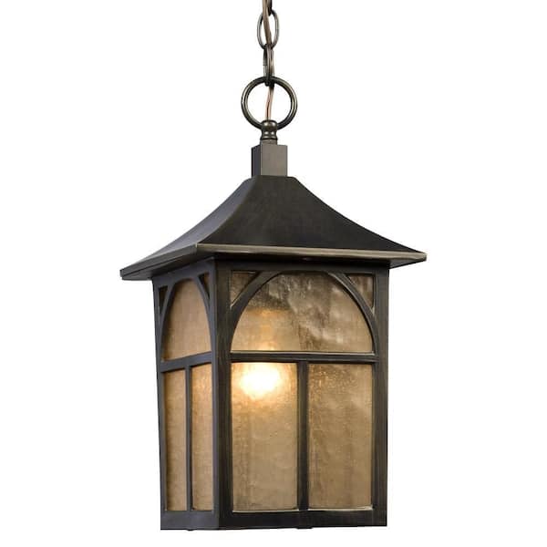 Filament Design Negron 1-Light Outdoor Oil Rubbed Bronze Hanging Lantern