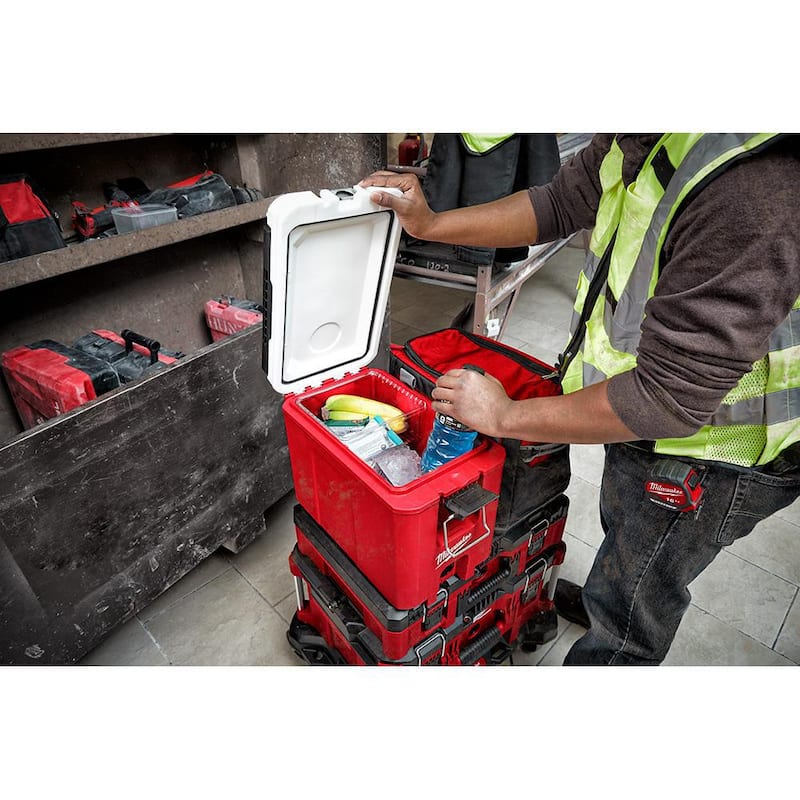 PACKOUT 10 in. Red 16 qt. Compact Cooler