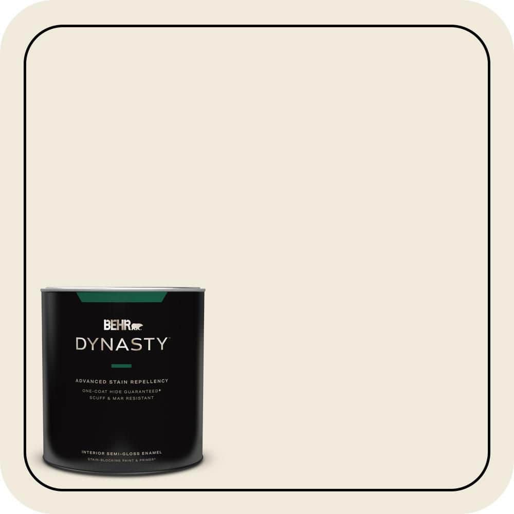 1 qt. Home Decorators Collection #HDC-NT-08 Papier Blanc Semi-Gloss Enamel Interior Stain-Blocking Paint & Primer price history on PriceWatchPro