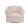 Photo 1 of ****SLIGHTY DIRTY NEEDS CLEANING *******Ivory 360° Swivel Barrel Chairs Arm Chair