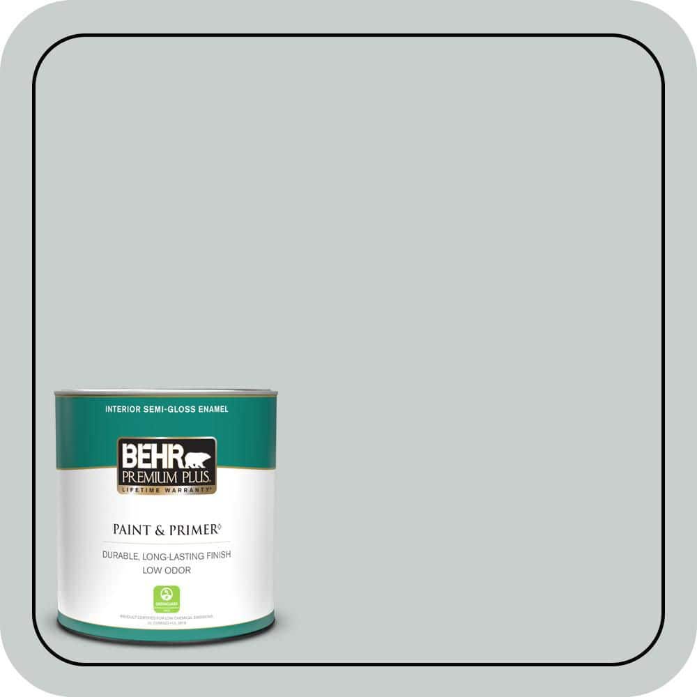 1 qt. #720E-2 Light French Gray Semi-Gloss Enamel Low Odor Interior Paint & Primer price history on PriceWatchPro