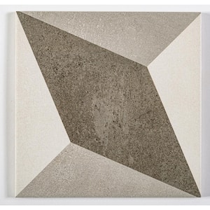Luv Tender Black/White/Gray 8 in. x 8 in. Smooth Matte Porcelain Floor and Wall Tile (8.17 sq. ft./Case)