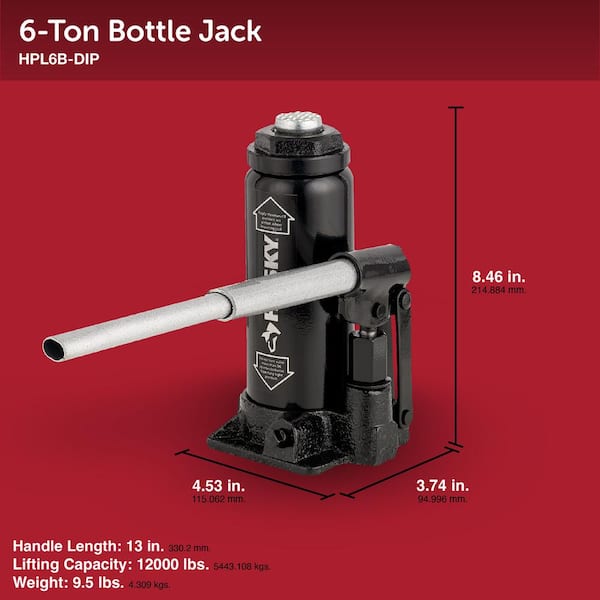 Reviews for Husky 6-Ton Hydraulic Bottle Car Jack | Pg 5 - The