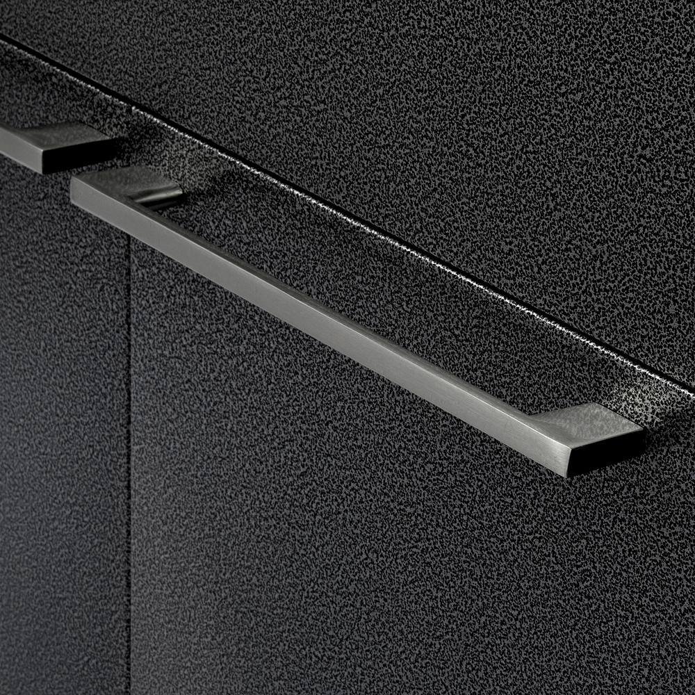 28" Black Stainless Steel Freestanding Laundry Sink with Faucet