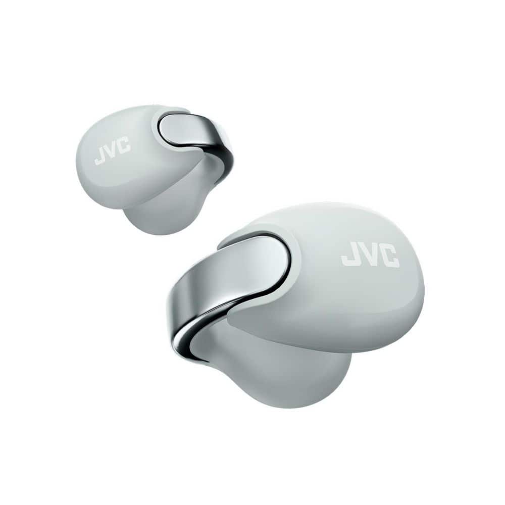 JVC Nearphone Ice Gray Wireless Bluetooth Open-Earcuff Over the
