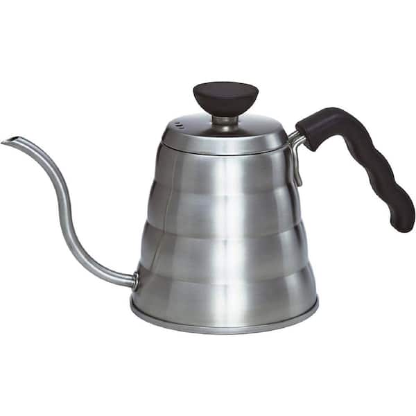 Adrinfly 2-Cup Stainless Steel Iconic Gooseneck 700ml Easy Boil Water Stovetop Kettle Compatible with Gas and Induction
