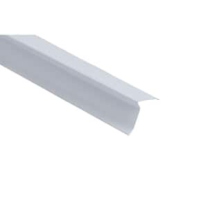 2-5/16 in. x 1-1/4 in. x 10 ft. Galvanized Eave Drip Flashing in White