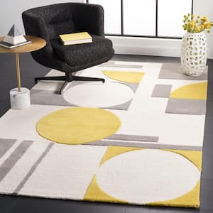 Rodeo Drive Gray/Gold 8 ft. x 10 ft. Geometric Area Rug
