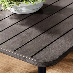 Mix and Match 42 in. Faux Wood Outdoor Dining Table