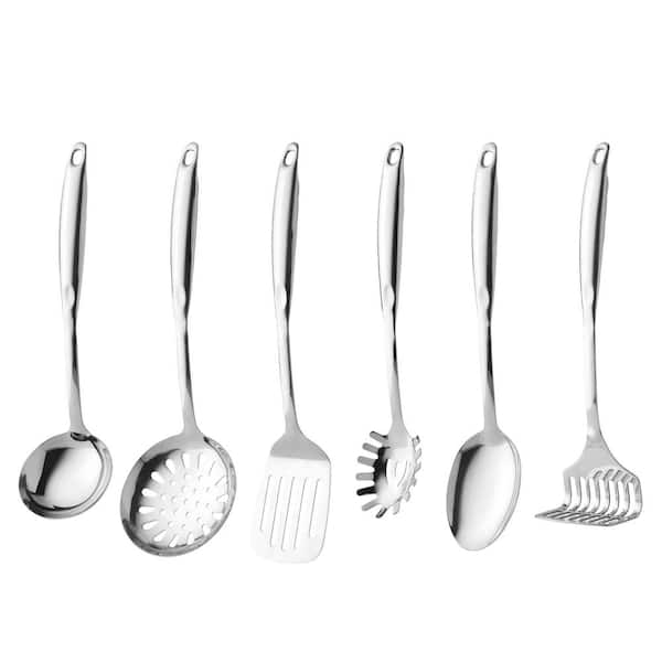 7pc Kitchen Utensil Set in Glossy Golden Color