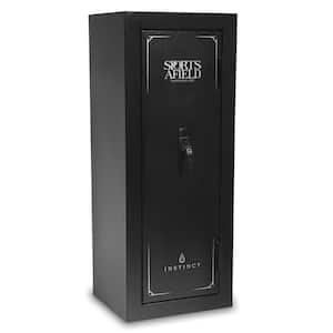Instinct 18-Gun Fireproof Biometric Lock Gun Safe, Textured Matte Black Finish