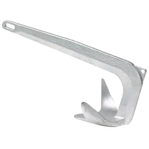 16-1/2 lbs. Hot Dipped Galvanized Claw Anchor For Boat Size: 30 ft.