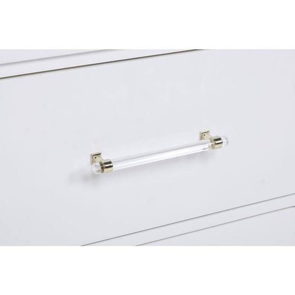 Coaster Anastasia Pearl White 2-Drawer Nightstand Bedside