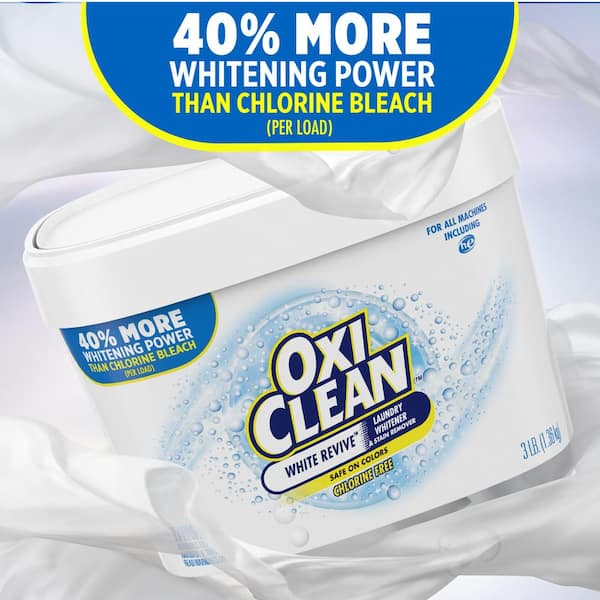 OxiClean 5 Lbs White Revive Laundry Whitener Stain Remover 51652 