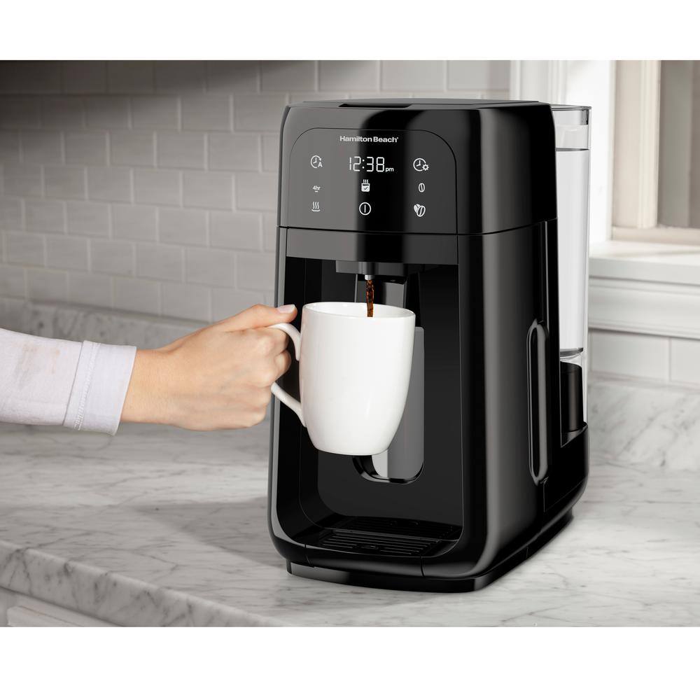Hamilton Beach Black Programmable Dispensing Drip Coffee Maker