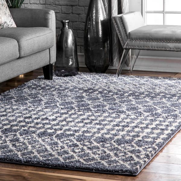 Moroccan Barbara Gray 9 ft. x 12 ft. Area Rug