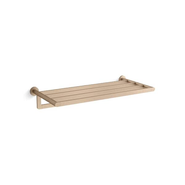 KOHLER Composed 24 in. Guest Towel Holder in Vibrant Brushed Nickel