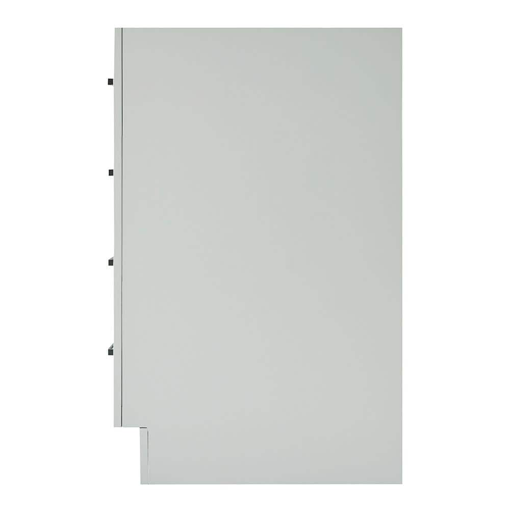 Hepburn 36" Gray Hardwood Single Freestanding Vanity Cabinet