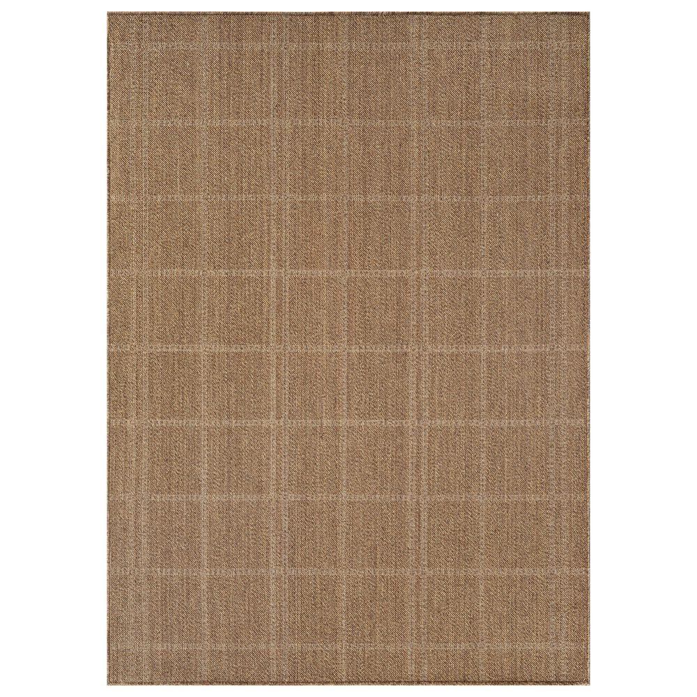 ルードギャラリー　サンディニスタ マット World Rug Gallery Plaid Sand/Natural Easy-Care Jute-Style Indoor