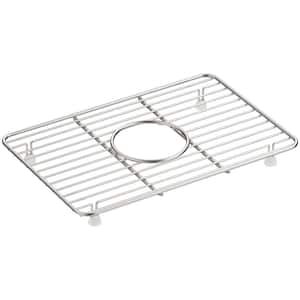 Cairn 9.4375 in. x 14 in. Kitchen Sink Bowl Rack in Stainless Steel