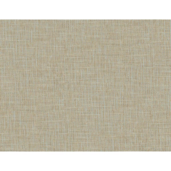 CASA MIA Textile Fabric Beige Paper Non-Pasted Strippable Wallpaper Roll (Cover 60.75 sq. ft.)
