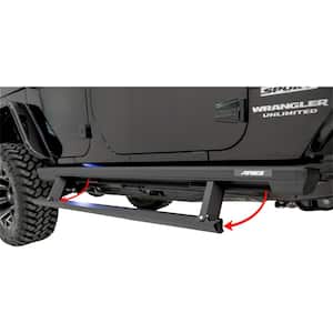 ActionTrac 65-Inch Retractable Powered Running Boards, Select Jeep Wrangler JK