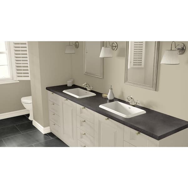 5 ft. x 12 ft. Laminate Sheet in Salentina Nero with HD Glaze Finish