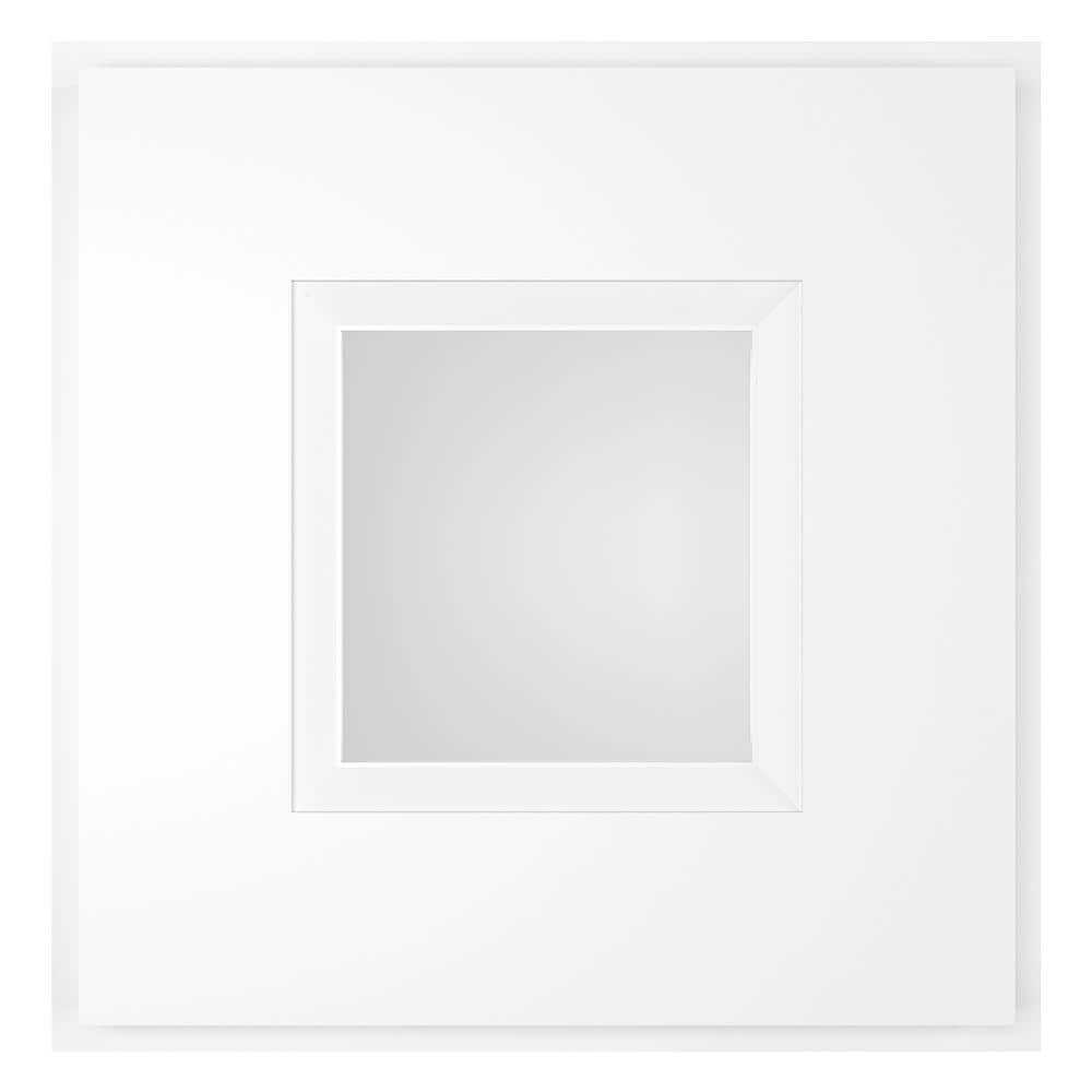 HOMEIBRO 12 in. W X 12 in. D X 12 in. H in Raised Panel White Plywood