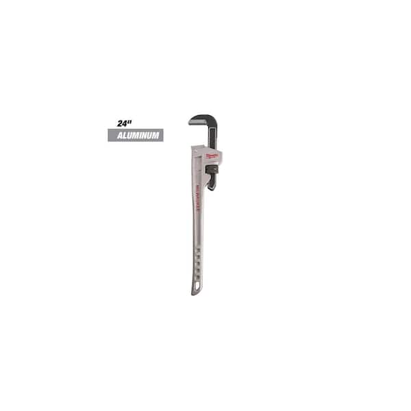 Milwaukee - 14 in. and 24 in. Aluminum Pipe Wrench Set (2-Tool)