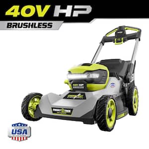 40-Volt HP Brushless 21 in. Cordless Battery Walk Behind Dual-Blade Self-Propelled Mower (Tool Only)