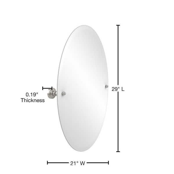 Frameless Oval Tilt Mirror with Beveled Edge - PR-91-SCH-anpe.bj