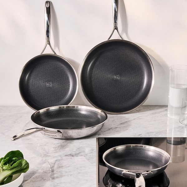 ZWILLING Peak 8 in Stainless Steel Ceramic Nonstick Dual