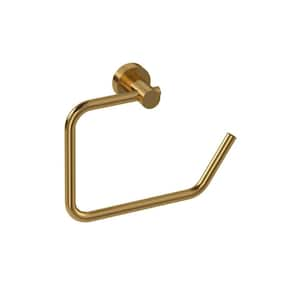 Star Wall Toiler Paper Holder in Brushed Gold