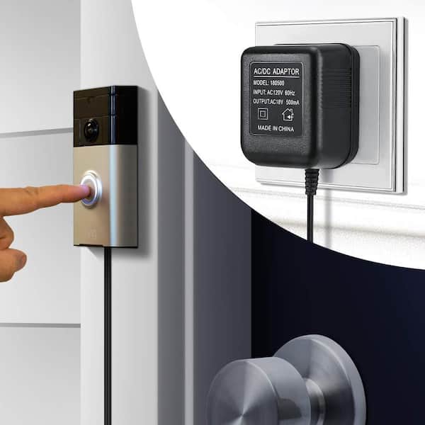 Wasserstein Power Supply Adapter for the Ring Video Doorbell, Ring