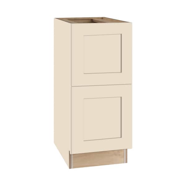 Newport 18 in. W x 21 in. D x 28.5 in. H Assembled Plywood Desk Drawer Base Bath Cabinet in Blended Cream with Soft Cls