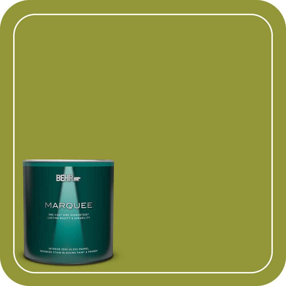 1 qt. #S-H-410 Appletini Semi-Gloss Enamel Interior Paint & Primer price history on PriceWatchPro
