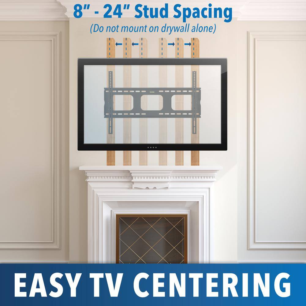 Heavy Duty Black Tilting TV Wall Mount Bracket