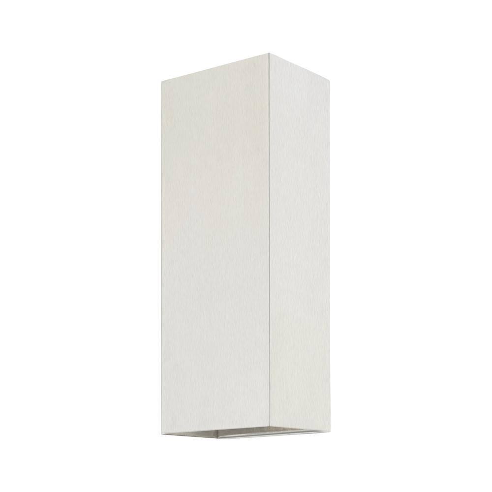 Derby Brushed Nickel Handcrafted Steel Outdoor Wall Sconce