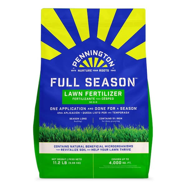 Pennington 11.2 lbs. 4,000 sq. ft. Full Season Lawn Fertilizer Granules 32-0-5