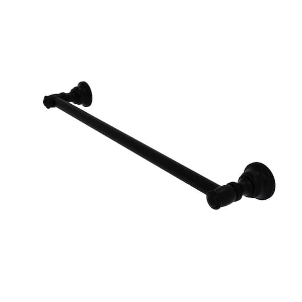 Allied Brass Carolina Collection 18 in. Wall Mounted Towel Bar in Matte Black