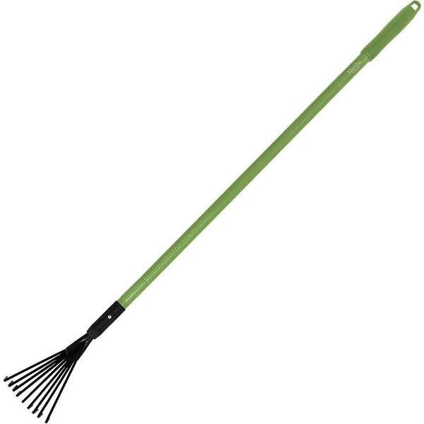 Adjustable Garden Shrub Rake - With 5.4 in. Carbon Steel Heavy Duty ...